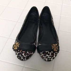 Leopard Print Tory Burch Flats